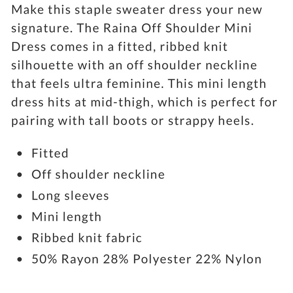 Vici Collection - Raina Sweater Dress - like new - worn 1x - Picture 5 of 5